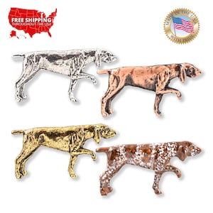Creative Pewter Designs German Shorthair Dog Pewter Lapel Pin or Magnet D386F