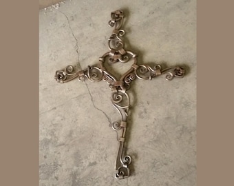 Delight Steel Scroll Cross