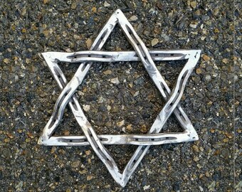 Recycled Horseshoe Star of David