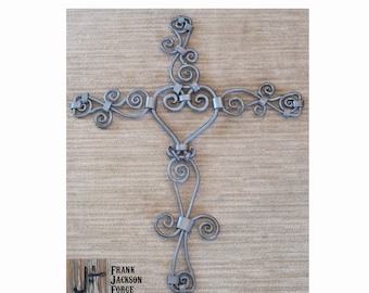 Enlightened 24" Hand forged Steel Cross