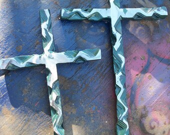 Forged Hammered Steel Cross