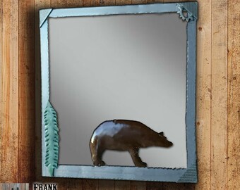 Bear Mirror By Frank Jackson Forge