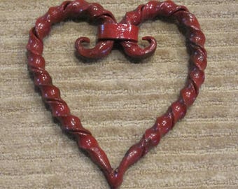 6" Twisted Metal Red Hot Heart - Banded Together