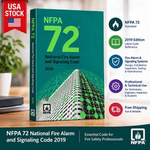 NFPA 72 2019 Fire Alarm Code Book | National Fire Alarm and Signaling Code | Paperback Reference