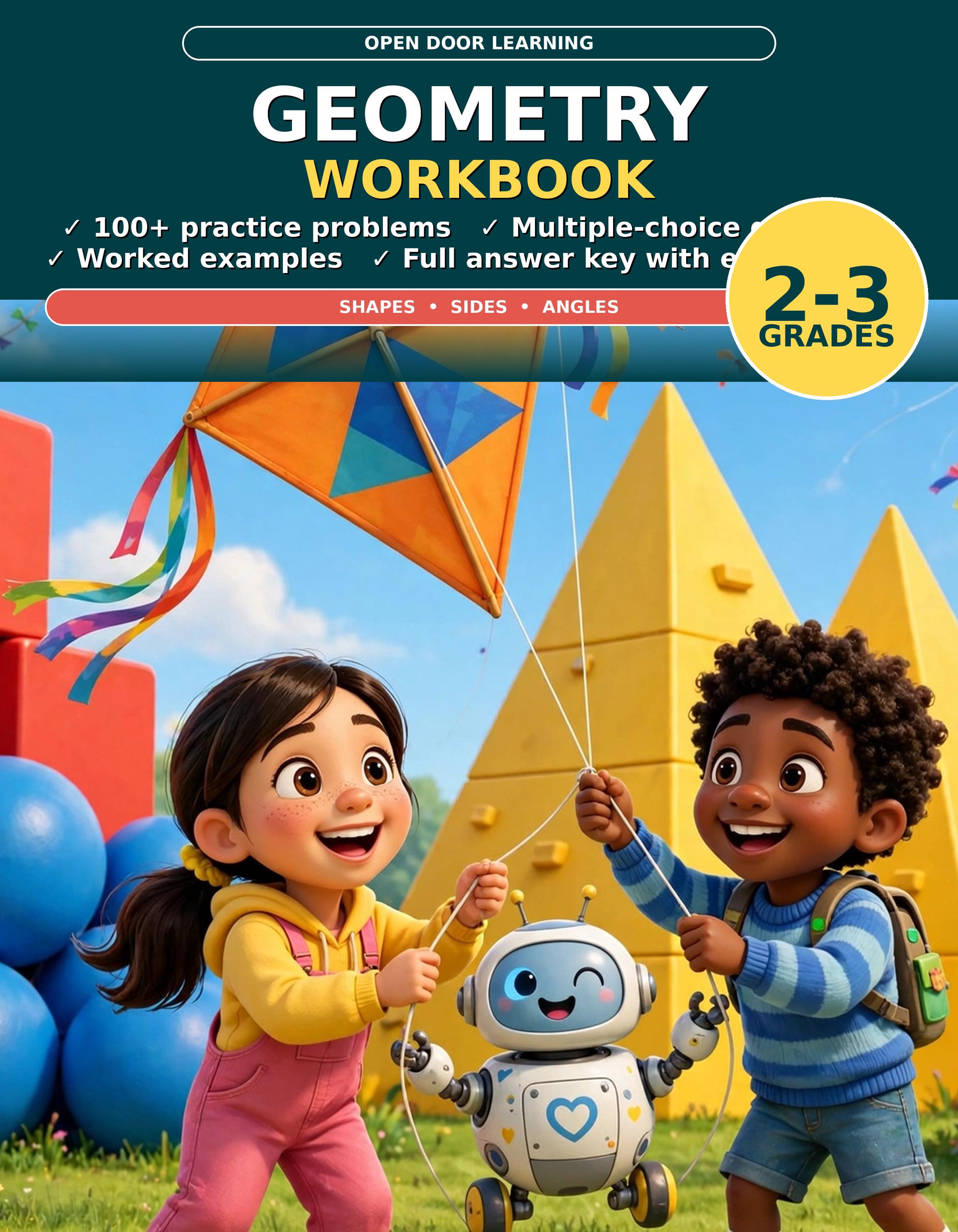 Math Writing Workbook Geometry Workbook | Printable Math PDF - 100+ Practice Problems With ...