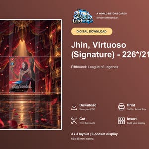 Jhin Unleashed Erweiterte Artwork-Seite | Grand Theatre Michi Methode (Digitaler Download)