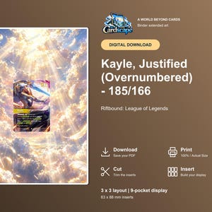 Kayle Vendetta Erweiterte Art-Binder-Seite | Radiant Heavens Michi-Methode (Digitaler Download)