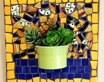 Succulent Jar Mosaic