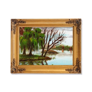 Sturgeon Bay, River Plein Air Original Ölgemälde