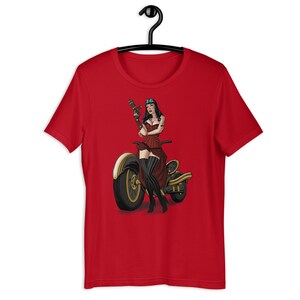 Steampunk Racer, Short-sleeve unisex t-shirt Clothing > Unisex Adult Clothing > Tops & Tees > T-shirts > Graphic Tees > Richard Blumenstein