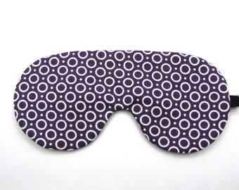 Purple Sleep Mask, Adjustable Eye Mask