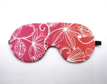 Pink Night Blindfold, Adjustable Sleeping Mask