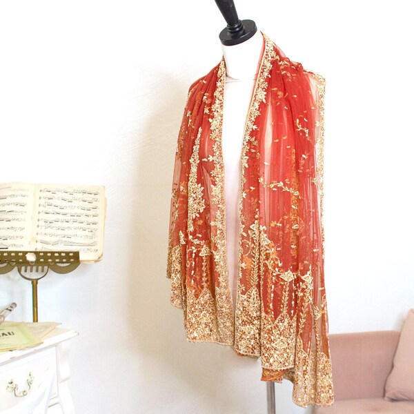 beaded evening shawl
