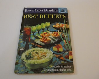 Better Homes & Gardens Buffets Cookbook 1963 Vintage Recipes