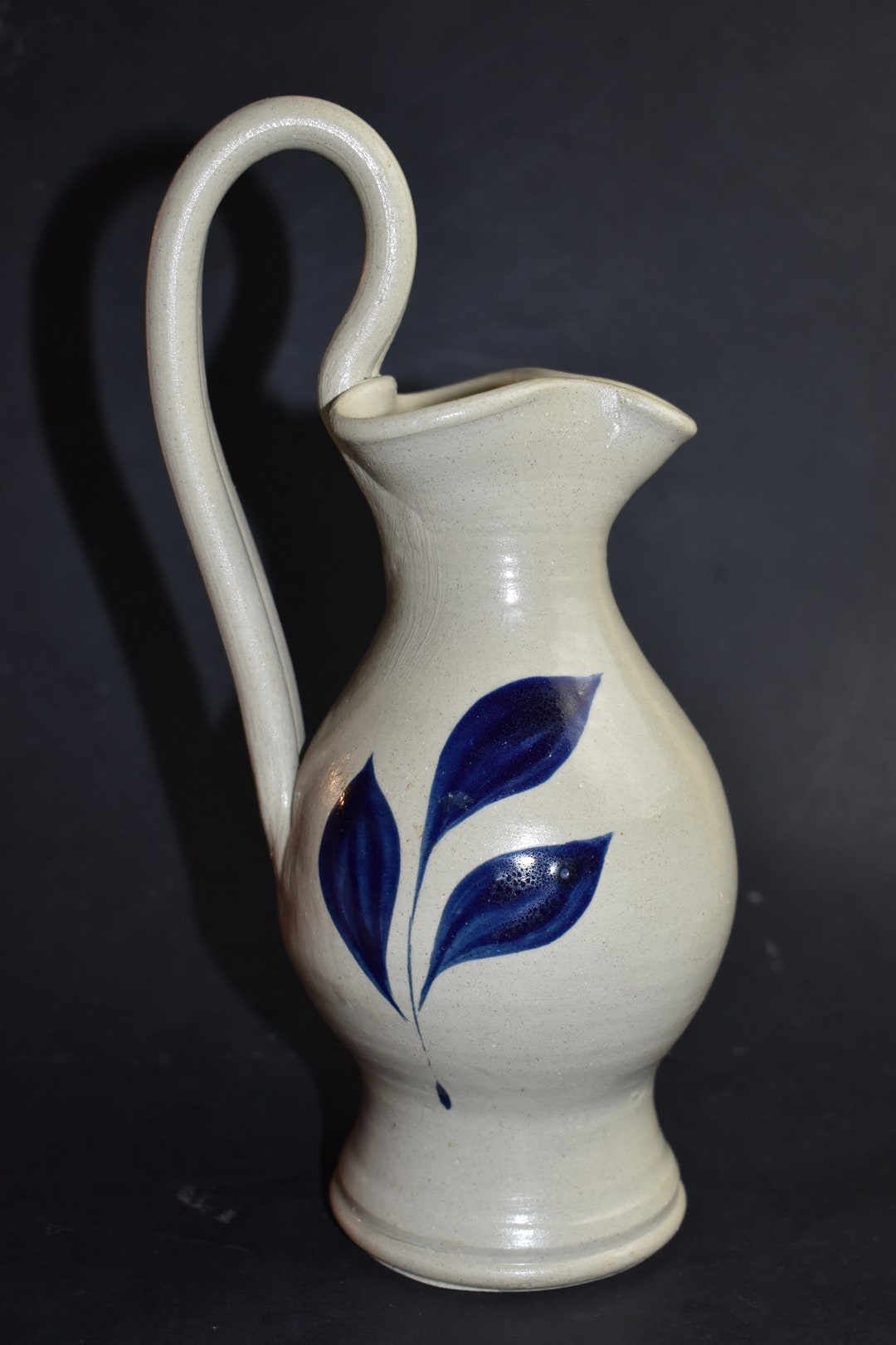 Collectible WILLIAMSBURG Pottery Stoneware Handled Pitcher or Etsy