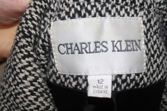 Vintage 1970s To 1980s CHARLES KLEIN Black And Wh… - image 10