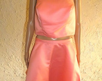 Morilee Damas De Vizcaya Collection Two Piece Top and Skirt Formal Prom size 16