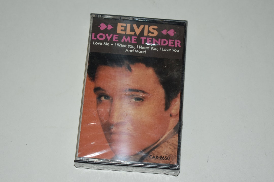 Vintage 1987 Elvis Presley LOVE ME TENDER Cassette Tape With Original ...