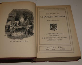 Christmas Carol The Works Of Charles Dickens Volume III The Cleartype Edition Hardback Book