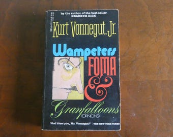 Wampeters Foma & Granfalloons Paperback Book By Kurt Vonnegut Jr Published By Dell Books