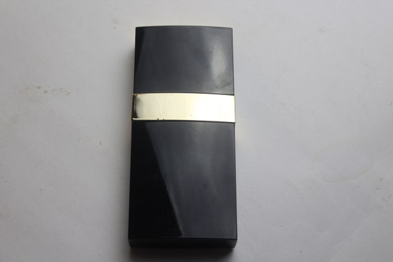 Collectible Coco Chanel Black With Gold Trim Refillable Etsy Collectible Coco Chanel Black With Gold Trim Refillable Etsy