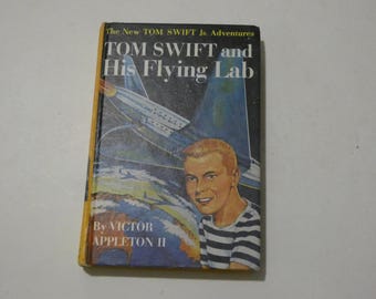 Vintage Tom Swift Flying Lab Hardback Book (1954) by Victor Appleton II