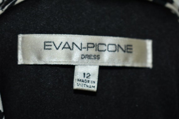 EVAN PICONE Ladies Dress Black And White Floral P… - image 10