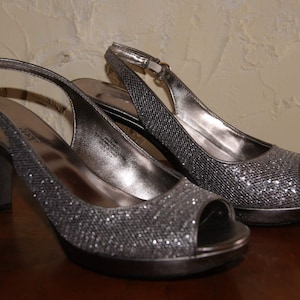 Glitter Slingbacks Etsy