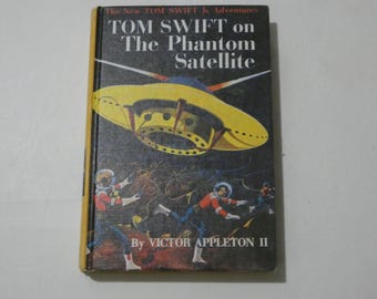 Vintage 1956 Tom Swift On The Phantom Satellite Hardback book By Victor Appleton II