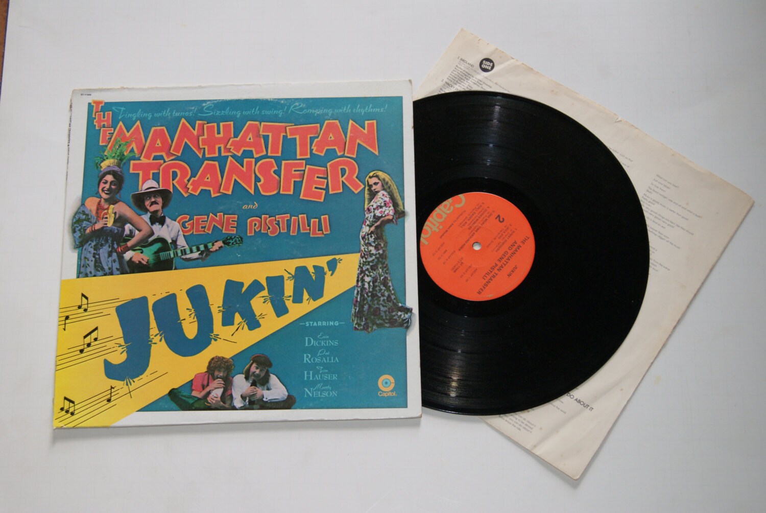 Vintage 1971 the Manhattan Transfer JUKIN 33 1/3 Rpm Vinyl