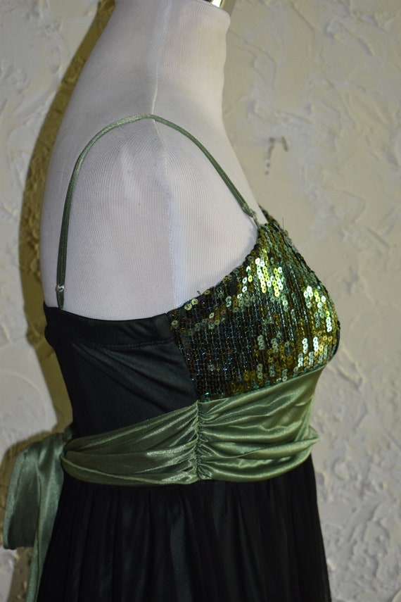 SPEECHLESS Ladies Knee Length Green Sequined Top … - image 6