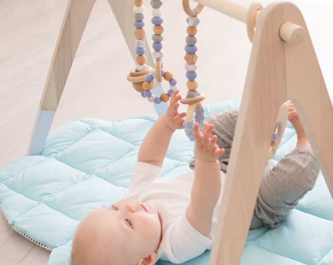 Wooden Baby Gym SET Baby Gym Toys Baby Boy Gift Etsy