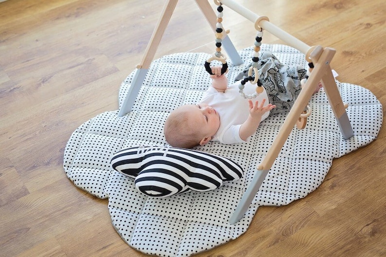 Baby Gym Toys Monochrome Gym Toys Scandi Nursery Decor Etsy
