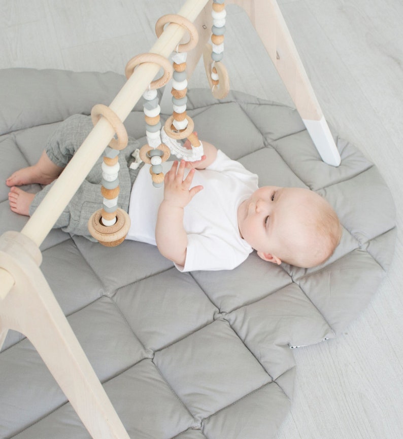 Scandi Baby Gym Frame Baby Activity Frame Wooden Baby Gym Etsy