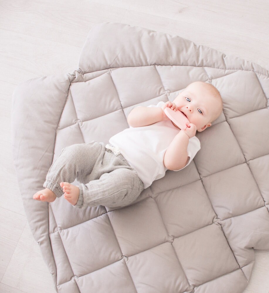 Baby Play Mat Pink Play Mat Baby Girl Gift Nursery Decor Etsy