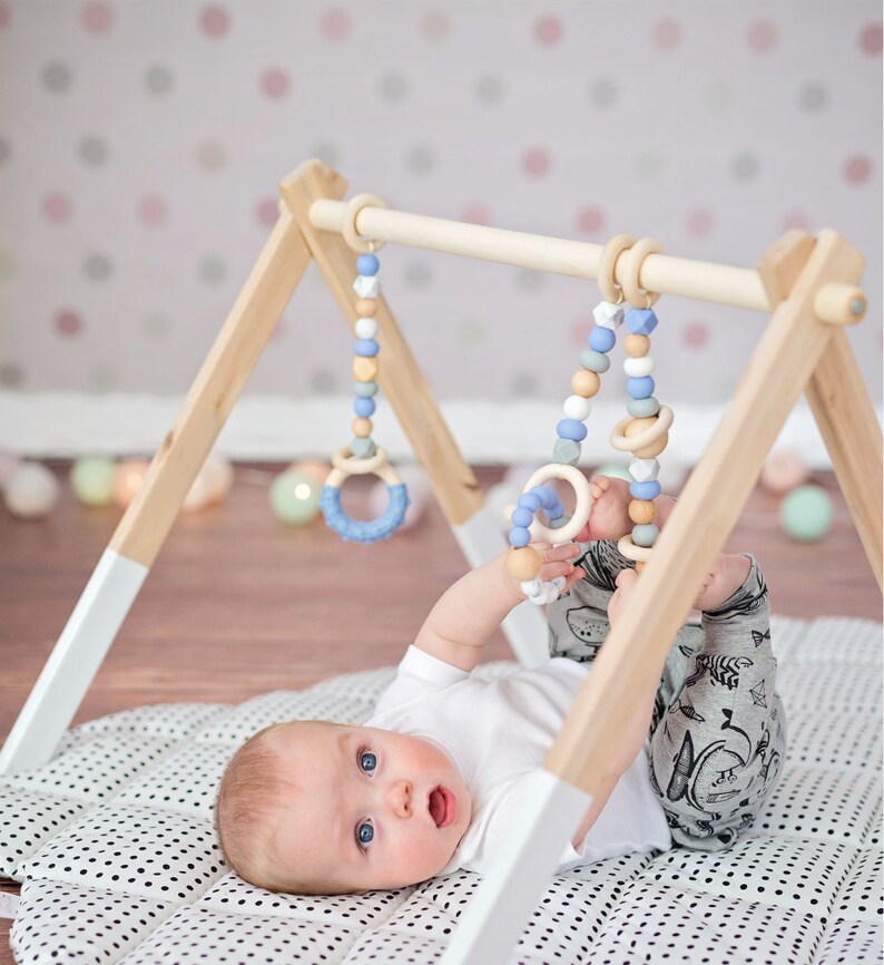 Baby Gym Set Baby Gym Toys Baby Gym Set Wooden Baby Gym Etsy