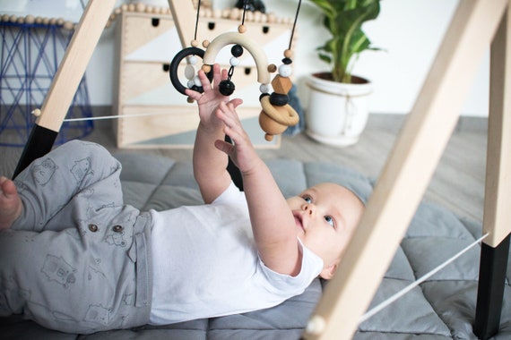 monochrome baby gym