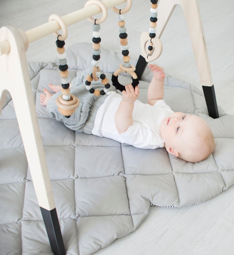 Scandi Baby Gym Frame Baby Activity Frame Wooden Baby Gym Etsy