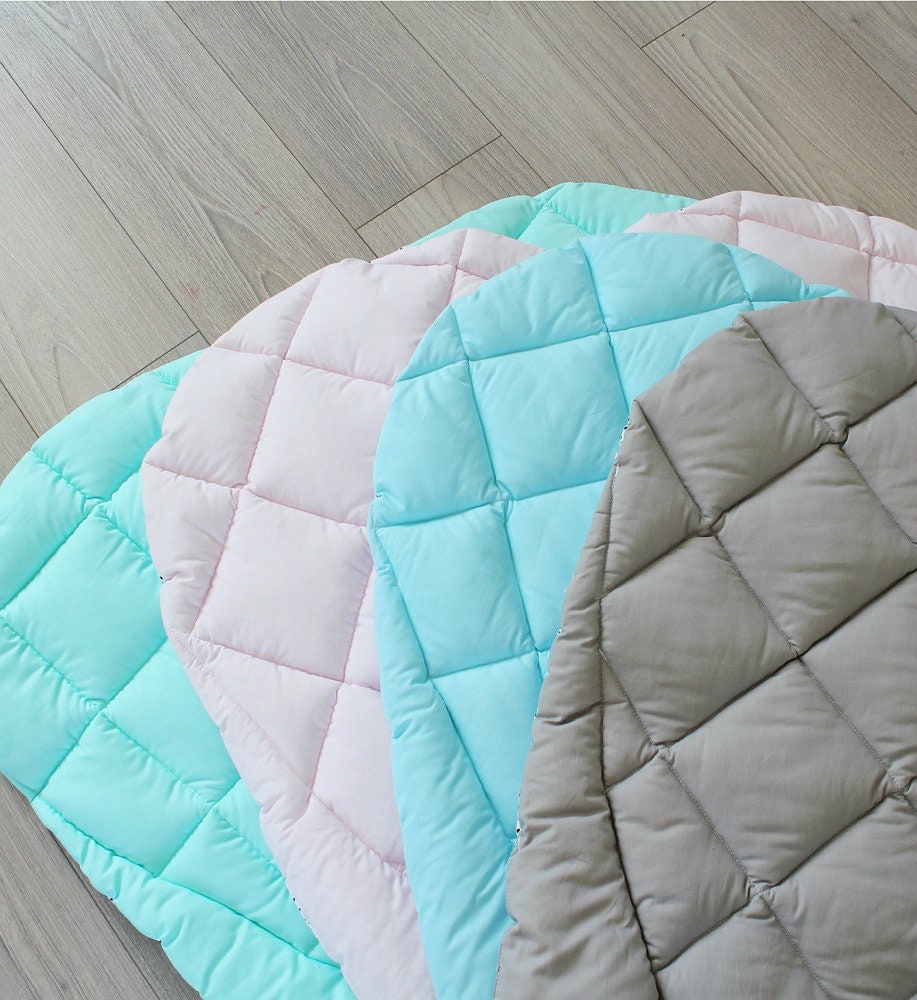 Baby Play Mat Pink Play Mat Baby Girl Gift Nursery Decor Etsy