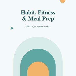 Habit, Fitness & Meal Prep Planner | Printable PDF