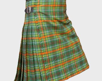 Falda escocesa de tartán del clan O'Brien / Falda pesada de 8 yardas, hecha a medida por Perfect Kilt