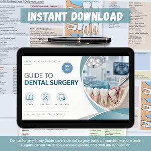 Studiehandledning för tandkirurgi | Operationssalsprocedurer, implantat, maxillofacial (PDF)