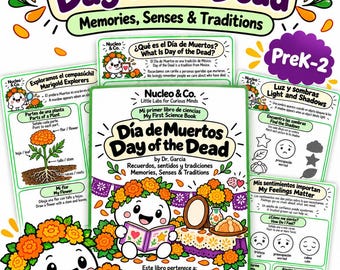 Day of the Dead: Día de los Muertos Science Activity Book | Bilingual Kids Printable