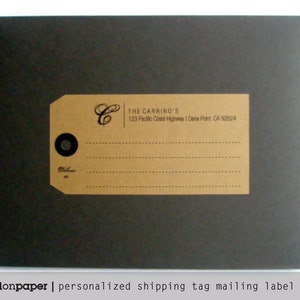 personalized shipping tag mailing labels set of 12 image 2