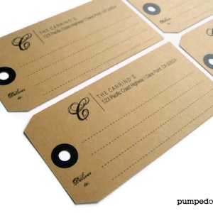 personalized shipping tag mailing labels set of 12 image 1