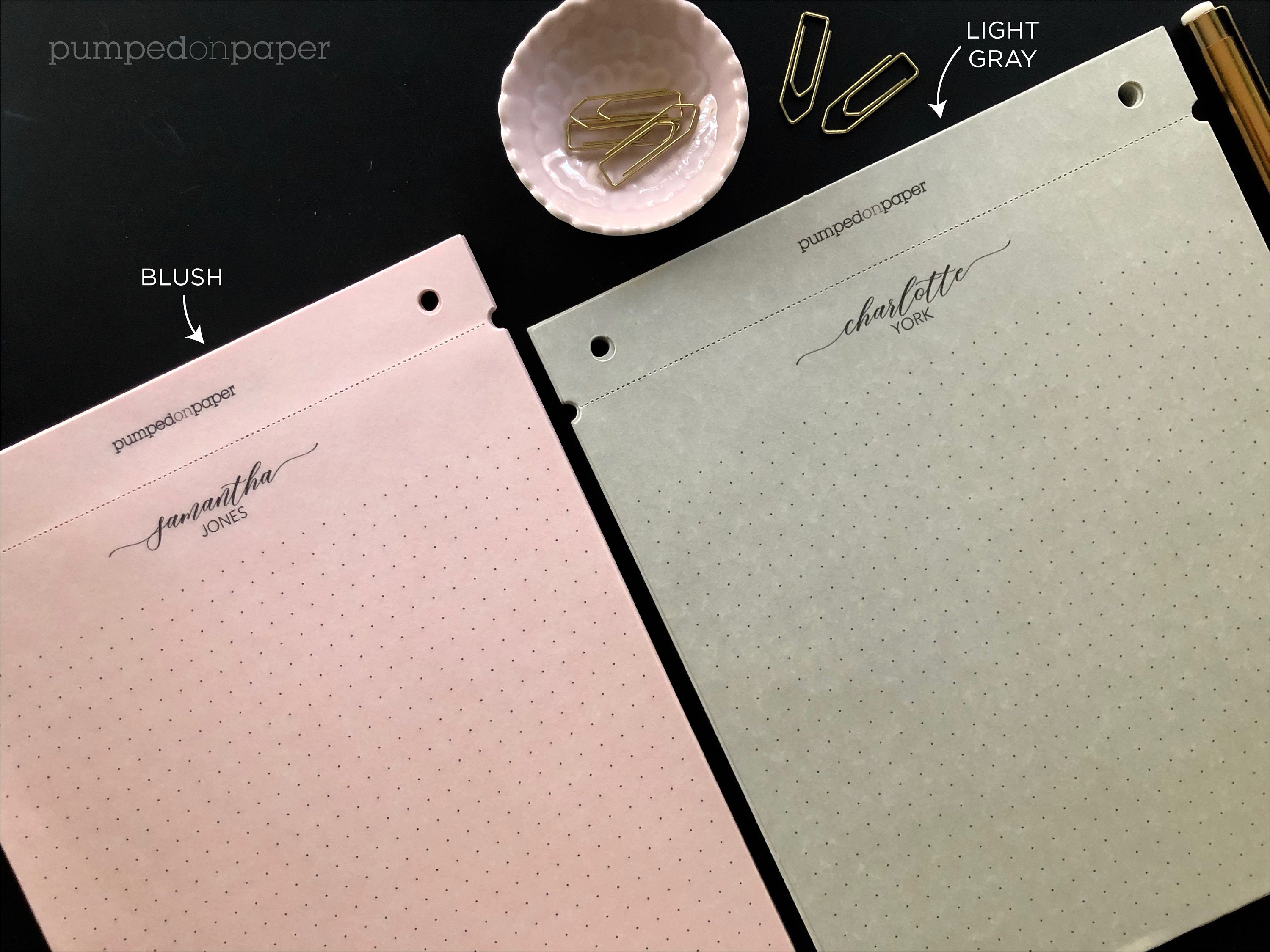 Personalized Notepad REFILL ONLY for Large Acrylic Writing Pad, Memo ...