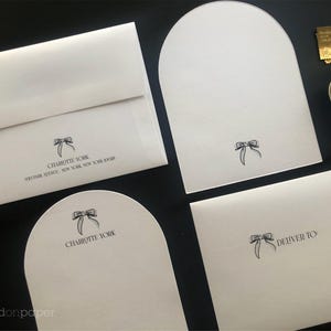 Dankeschön-Karte mit Schleife, Schleifenpapier, Schleifenpapier, Dankeschön, Schleifenpapier, Dankeschön, Geschenk für Sie, ABNC1