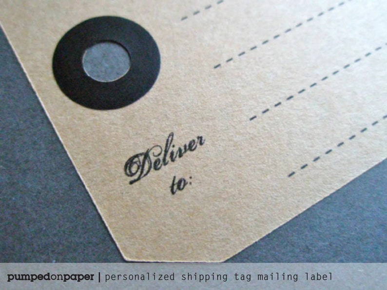 personalized shipping tag mailing labels set of 12 image 3