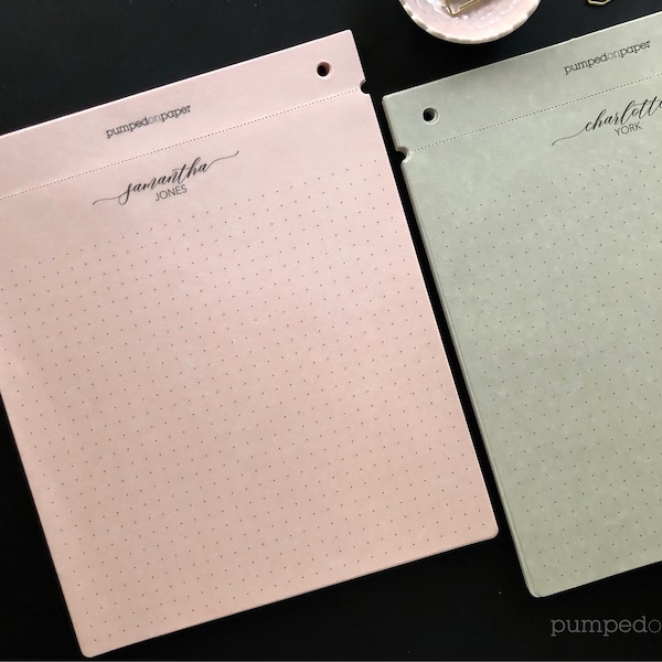 Personalised Refillable Pad Etsy UK