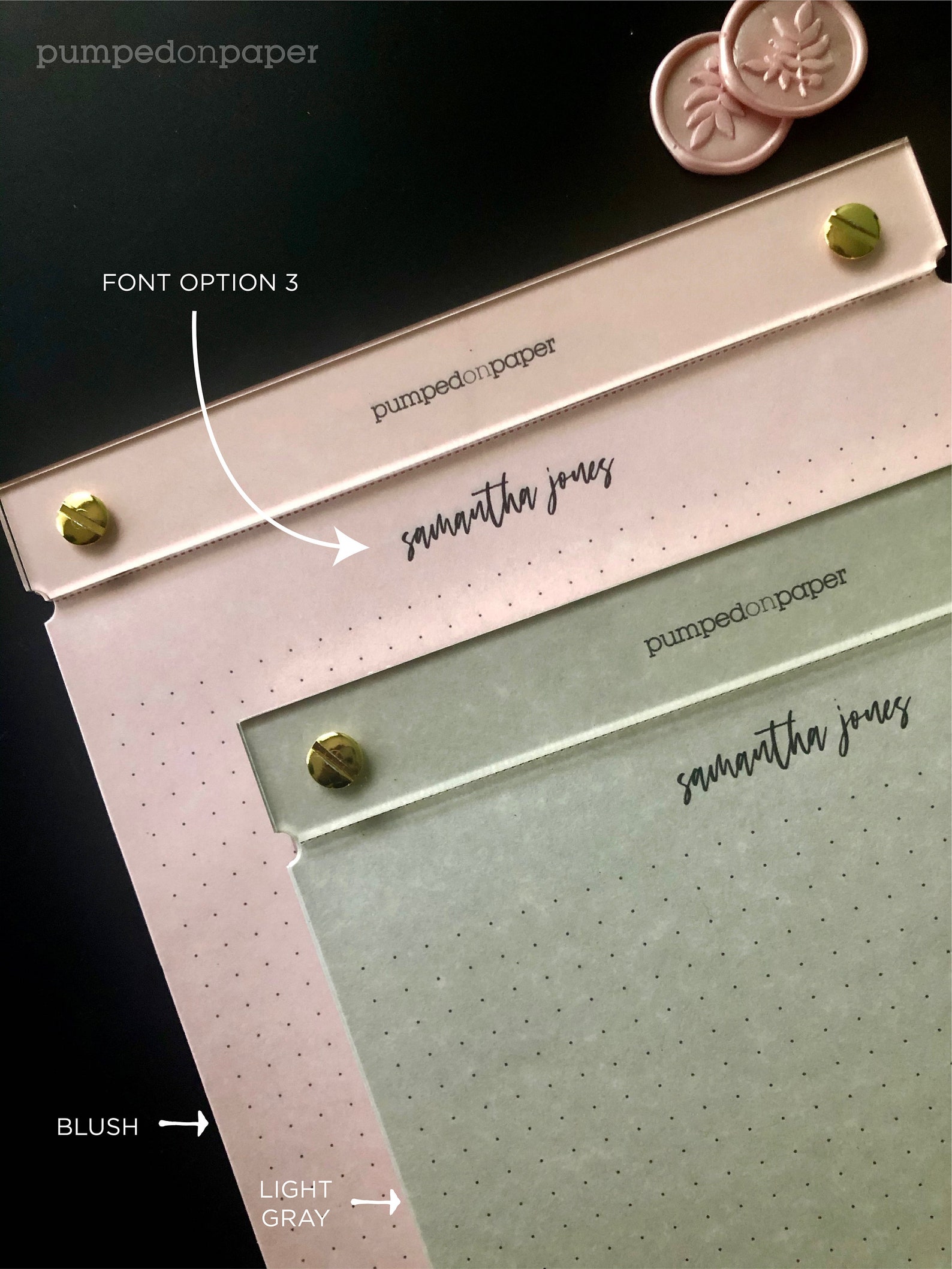 Personalized Note Pad, Personalized Gift for Her, Custom Refillable ...